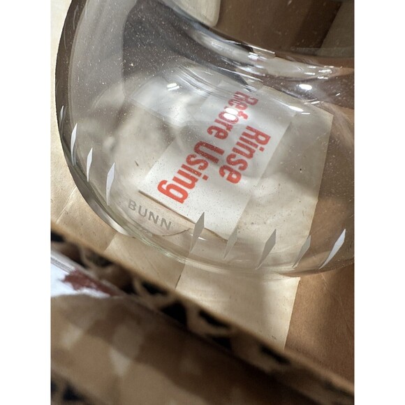 Bunn Coffee Pot Decanter Vintage Genuine Carafe Easy Pour New In Original Box - Picture 6 of 6